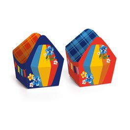 Forminha Cachepot Balão Composê Arraiá Bão Demais