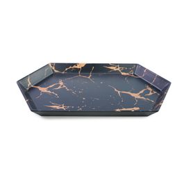 Travessa Geométrica Melamina Preto