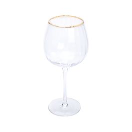 Taça Cristal Eco Incolor / Dourado