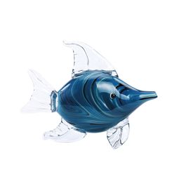 Decorativo Peixe Vidro Azul