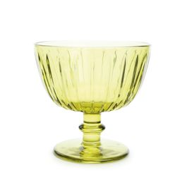 Taça De Sobremesa Jogo C/4 Peças Cristal Eco Verde