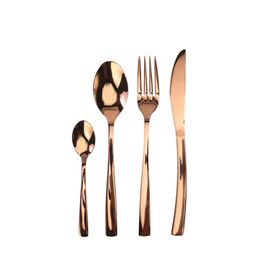 Faqueiro 24 Peças Aço Inox Rose Gold