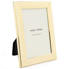Porta Retrato Vidro Dourado