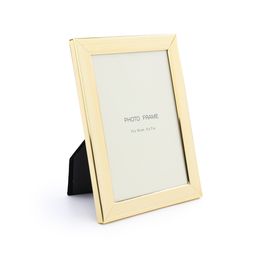 Porta Retrato Vidro Dourado