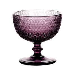 Taça De Sobremesa Jogo C/4 Peças Cristal Eco Malva