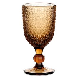 Taça Jogo C/4 Peças Cristal Eco Ambar