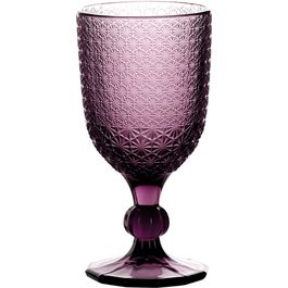 Taça Jogo C/4 Peças Cristal Eco Malva