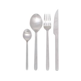 Faqueiro 24 Peças Aço Inox Inox Fosco