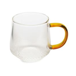 Caneca 320Ml Jogo C/ 2 Peças Borossilicato Incolor / Âmbar