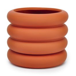 Cachepot Cerâmica Laranja