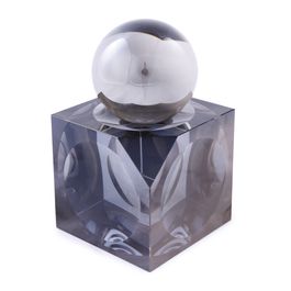 Decorativo Bola Cristal Fumê