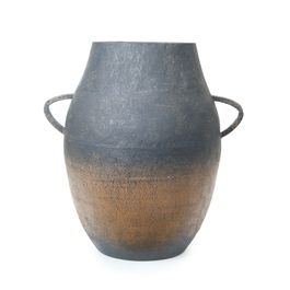 Vaso Ferro Preto / Marrom
