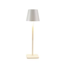 Luminária De Mesa Usb Metal Branco
