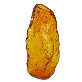 Vaso Rocha Vidro Ambar