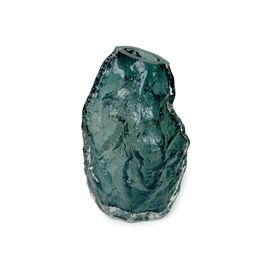 Vaso Rocha Vidro Verde