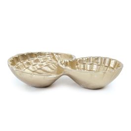 Decorativo Concha Alumínio Dourado