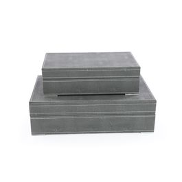 Caixa Organizadora Mdf Cinza