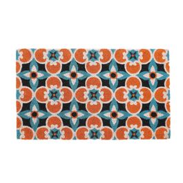 Capacho Florido Pvc Colorido