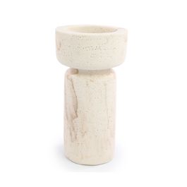 Castiçal Poliresina Branco