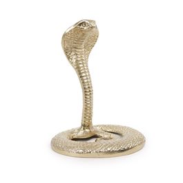 Decorativo Cobra Alumínio Dourado