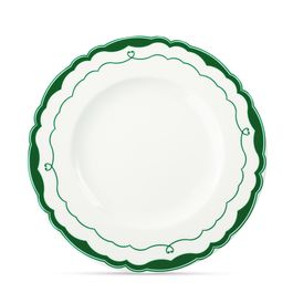 Prato Sobremesa Cannes Porcelana Verde