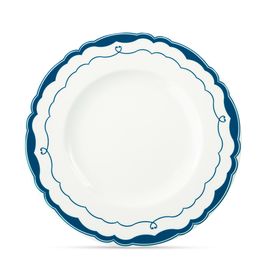 Prato Sobremesa Cannes Porcelana Azul