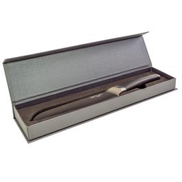 Faca De Pão Aço Inox Inox / Preto