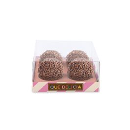 Caixas Para Brigadeiros E Bombons Prestige Cristal Top Color Rosa