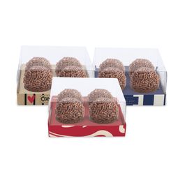 Caixas Para Brigadeiros E Bombons Prestige Cristal Sortido