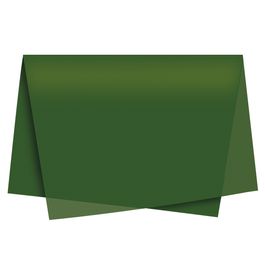 Papel Seda Liso Verde Musgo