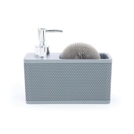 Dispenser Sabonete Poliresina Cinza