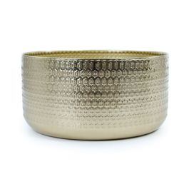 Cachepot Baixo Latão Dourado