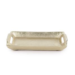 Decorativo Travessa Alumínio Dourado