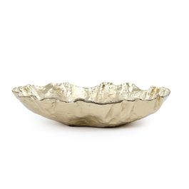 Decorativo Travessa Alumínio Dourado