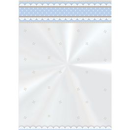 Saco Transparente Cute Azul