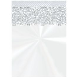 Saco Transparente Renda Branco