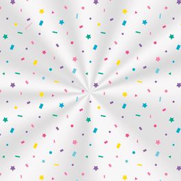 Saco Transparente Confeitos Colorido