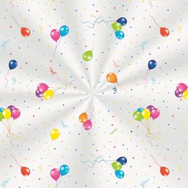 Saco Transparente Festa Dos Balões Colorido