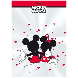 Saco Transparente Registrado Mickey E Minnie Preto / Vermelho / Branco
