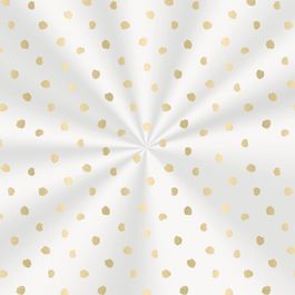 Saco Adesivado Decorado Dots Ouro
