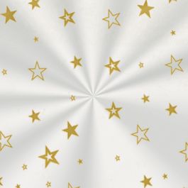 Saco Adesivado Decorado Estrela Ouro