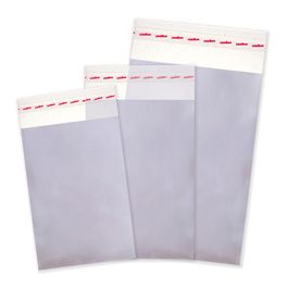 Saco Adesivado Transparente E Metalizado Incolor Com Prata