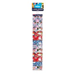 Kit Completo Papel De Presente Com Clip Strip Sortido Disney Colorido