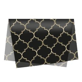 Papel Seda Nuria Preto / Ouro
