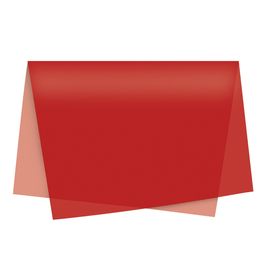 Papel Seda Liso Vermelho