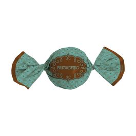 Folha para Trufa Gostosura Brigadeiro Azul / Marrom