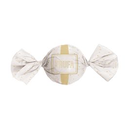 Folha para Trufa Petit Poa Branco / Ouro