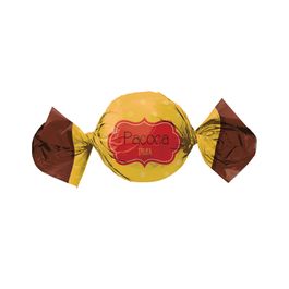 Folha para Trufa Paçoca Vermelho / Amarelo