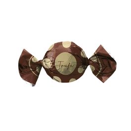 Folha Para Trufa Metalizado Big Ball Marrom / Ouro