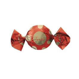 Folha Para Trufa Metalizado Big Ball Vermelho / Ouro